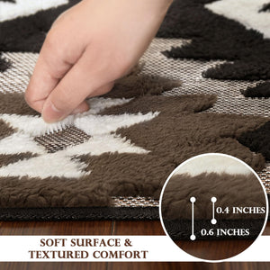 Aztec High-Low Velvet Area Rug