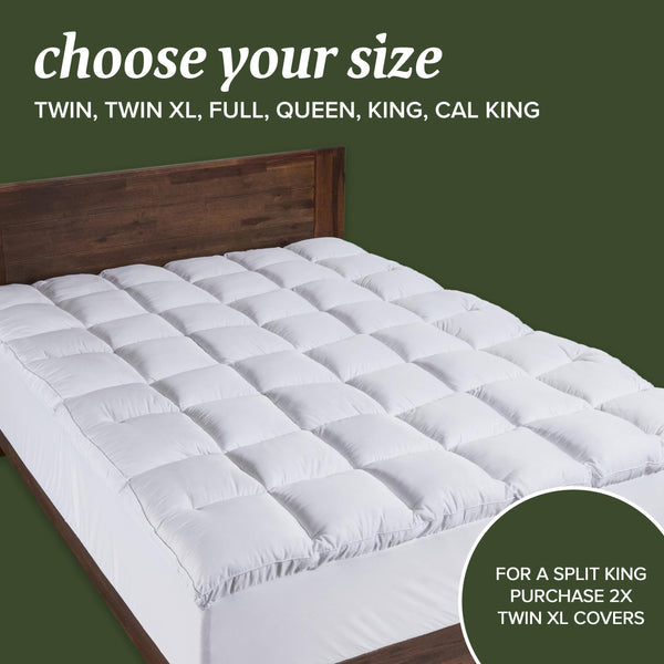 Quilted Pillow Top Mattress Pad & Protector