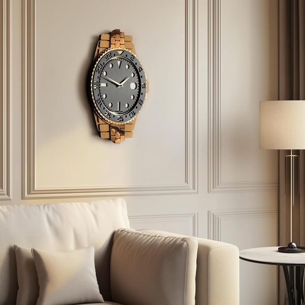 3D Layered Analog Wall Clock – Silent, Non-Ticking, Modern Home Decor