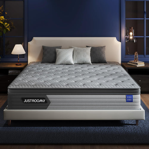 King Hybrid Mattress – 12 Inch Firm, Gel Memory Foam & Pocket Springs