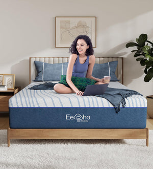 Queen Gel Memory Foam Mattress 12 Inch – Medium Firm, Cooling, Fiberglass Free