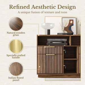 L-Shaped Electric Standing Desk with File Cabinet