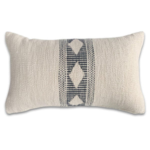 Lumbar Pillow Cover 12x20 – Cotton Textured Accent Cushion