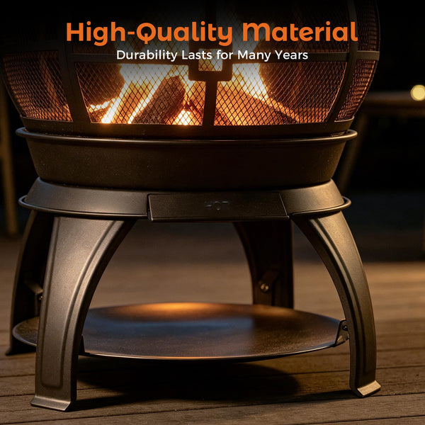 Chiminea Outdoor Fireplace Wood Burning Fire Pit