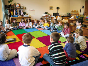 Large Kids Classroom Rug — Multi-Size Educational Area Rug