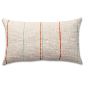 Handwoven Cotton Lumbar Pillow Cover 14x24