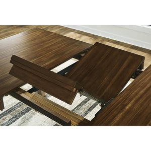 Counter Height Dining Extension Table, Dark Brown