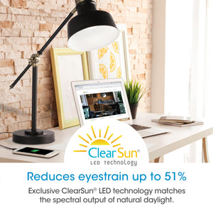 LED Desk Lamp with USB Port