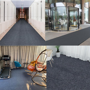 Commercial Entrance Runner Rug with Non-Slip Rubber Backing