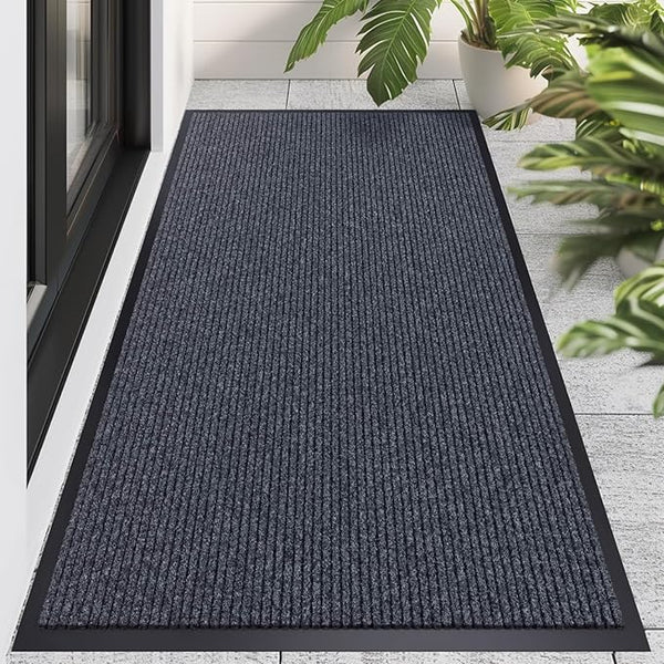 Indoor Outdoor Heavy Duty Door Mat with Non-Slip Rubber Backing