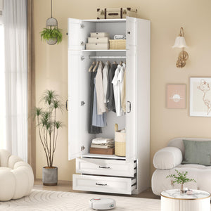 Armoire Wardrobe Closet with Drawers