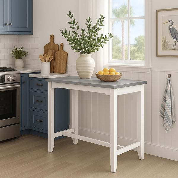 Farmhouse Counter Height Console Table