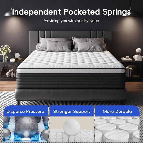 Hybrid Memory Foam Pocket Spring Mattress