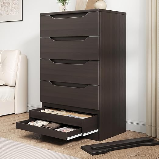 5-Drawer Dresser with Hidden Storage Compartment