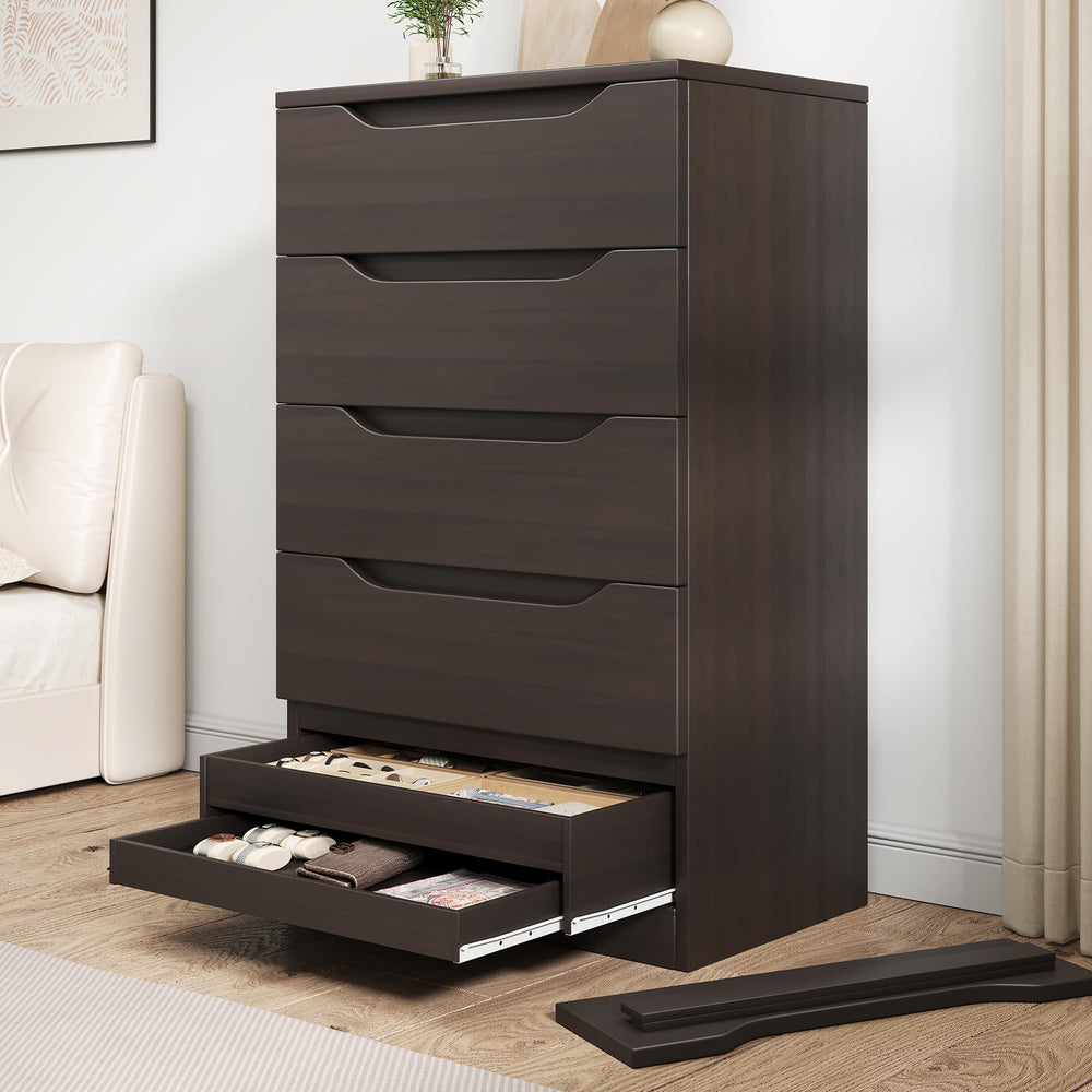 5-Drawer Dresser with Hidden Storage