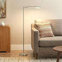 Dimmable LED Pharmacy Floor Lamp with Adjustable Swing Arm