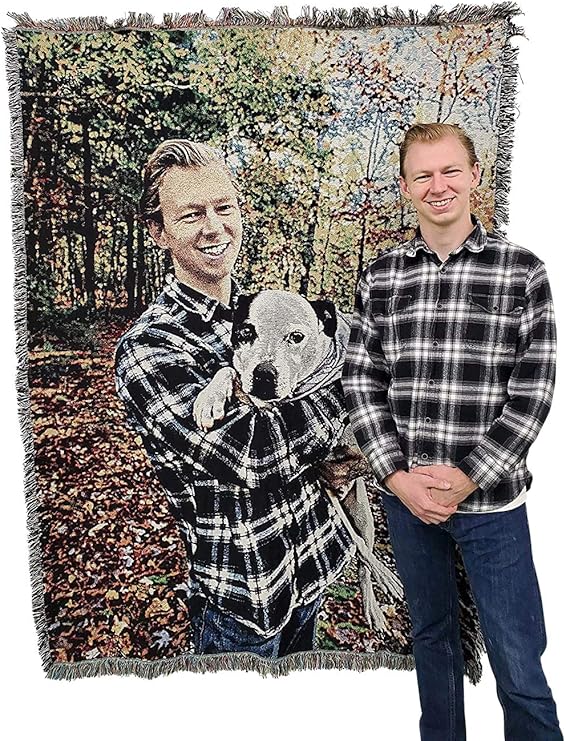 Woven Photo Blanket – Custom Picture Throw