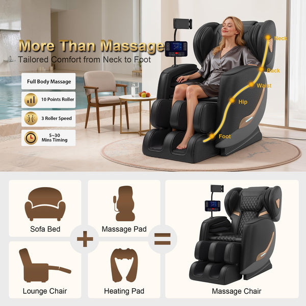 Zero Gravity Full Body Massage Chair Recliner