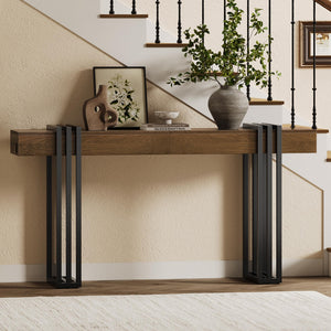 63" Console Table with Charging Station