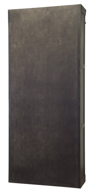 Toulouse 6-Shelf Bookcase – Aged Ebony