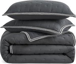 Devon Braid Quilt Set – Plush Quilted Bedding with Shams