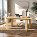 Extendable Home Office Desk 59–77 Inch | Modern Computer Writing Desk