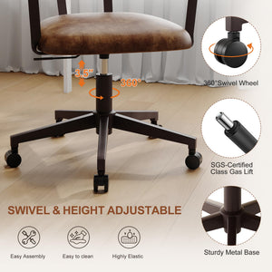 Mid-Century Modern Swivel Office Chair