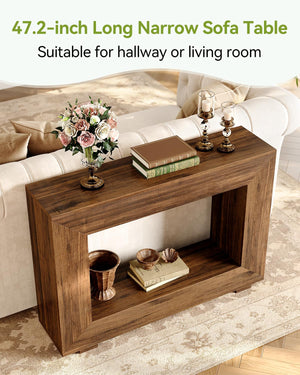47-Inch Console Table with Storage