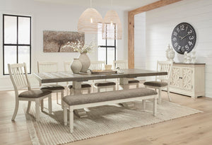 Farmhouse Extension Dining Table with Removable Leaf