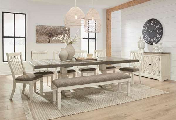 Farmhouse Extension Dining Table with Removable Leaf