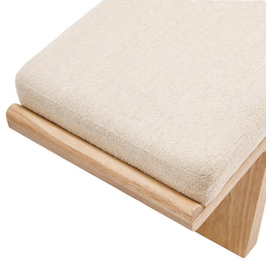47.2" Upholstered Bedroom Bench with Wood Frame