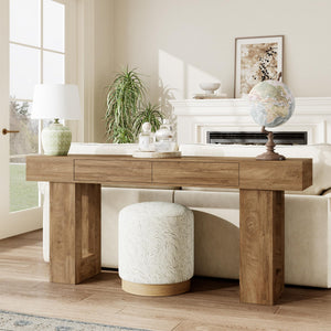 63" Console Table with 2 Drawers
