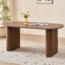 70.8 Inch Oval Dining Table for 4 to 6 People