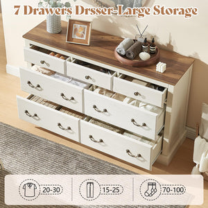 Farmhouse 4-Piece Bedroom Set with Dressers & Nightstands