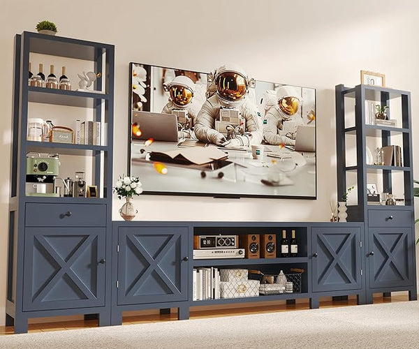 94" Wall Entertainment Center with Power Hub