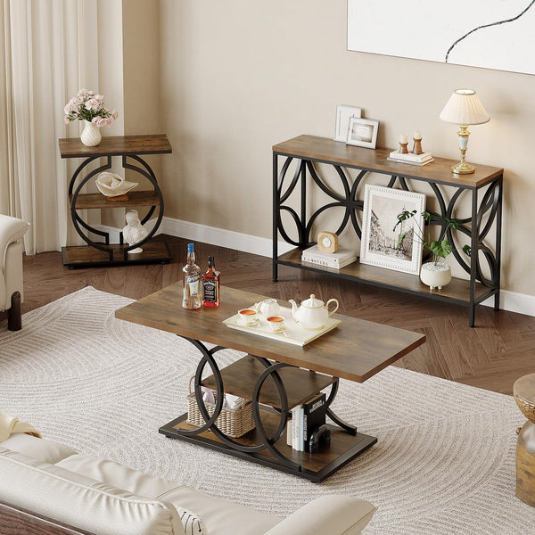 Industrial Console Table 47.24"