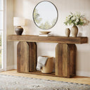 70.9-Inch Extra Long Sofa Console Table with Storage Shelf