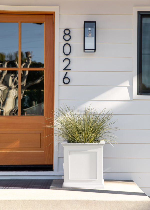 Cube Plastic Planter – Indoor & Outdoor Square Planter Box