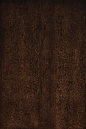 Traditional Upholstered Dining Chairs - Dark Brown & Tan, Set of 2