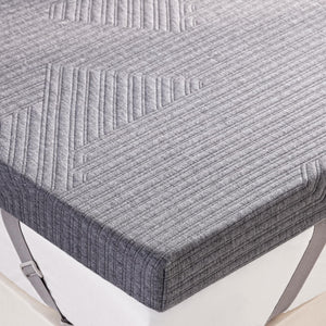 3-Inch Extra Firm Memory Foam Mattress Topper with Removable Cover
