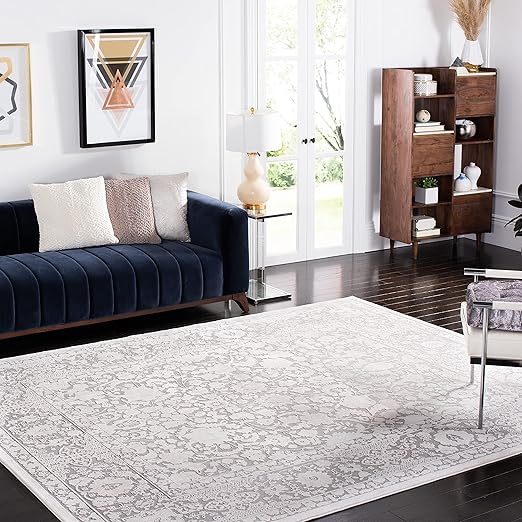 10x14 Rectangular Area Rug – Transitional Boho Style, Polypropylene, Non-Shedding