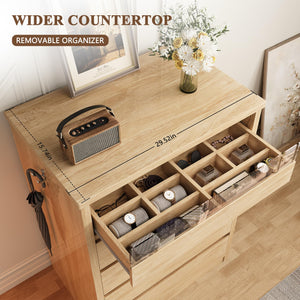 5-Drawer Dresser with LED Light
