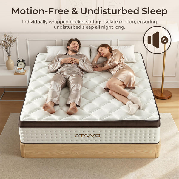 Full Hybrid Mattress in a Box – Pocket Spring & Memory Foam