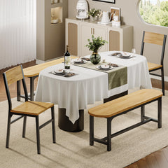 Dining Chairs and Benches Set of 4