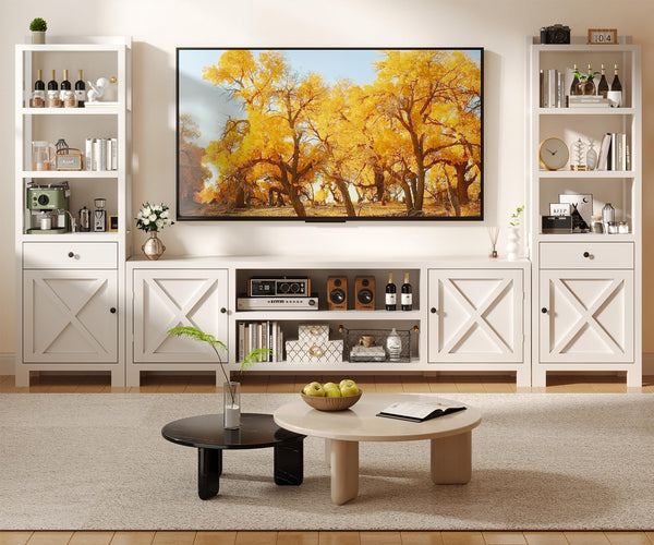 94" Wall Entertainment Center with Power Hub