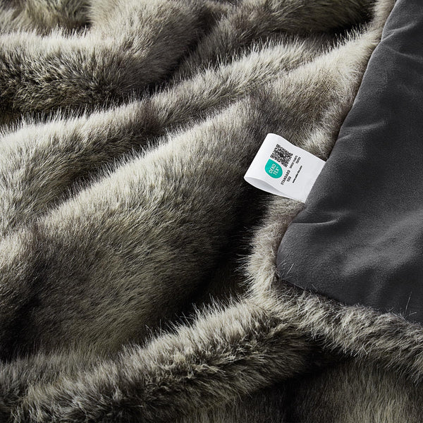 Faux Fur Throw Blanket 50x60 Inch Heavyweight Animal Print