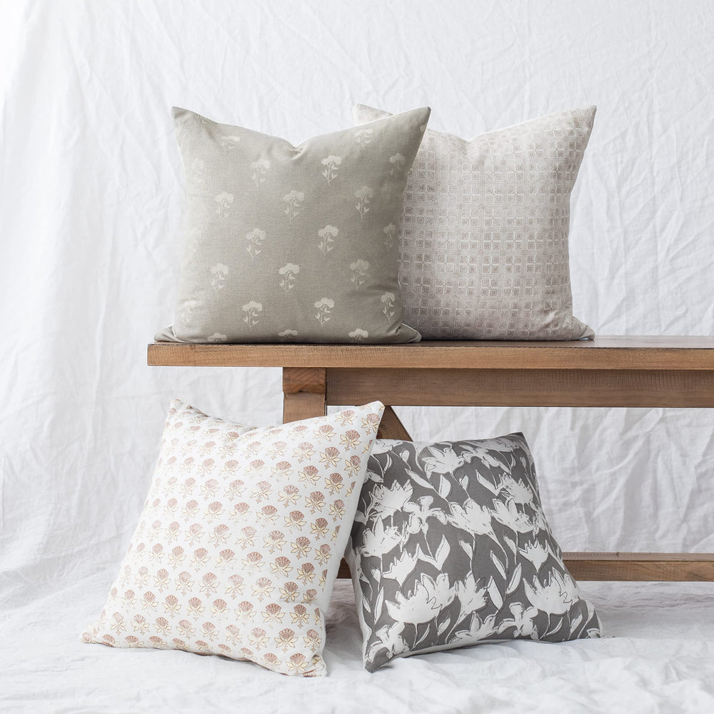Geometric Cotton Throw Pillow Covers 18x18 – Set of 4