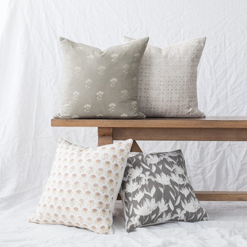 Geometric Cotton Throw Pillow Covers 18x18 – Set of 4