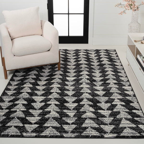 Moroccan Geometric Area Rug — 7'9" x 10' Rectangular