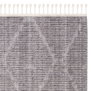 Moroccan Shag Area Rug – Geometric Diamond Trellis Design